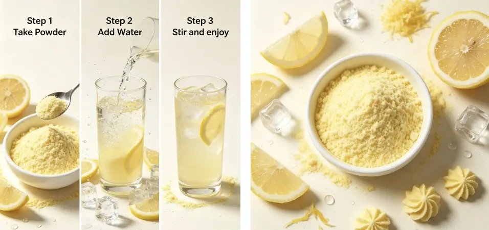 Freeze-Dried Lemon Powder Freeze-Dried Lemon Powder