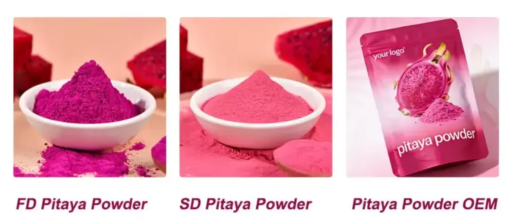 Freeze-Dried Dragon Fruit Powder 