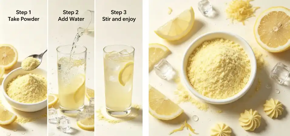 Freeze-Dried Lemon Powder