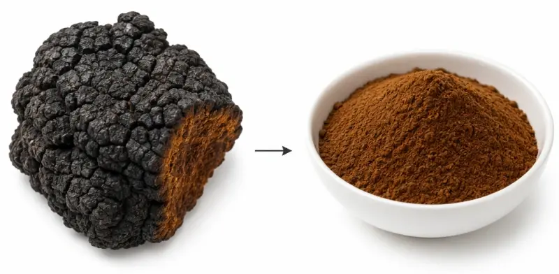 Chaga Mushroom Extract Powder Chaga Mushroom Extract Powder